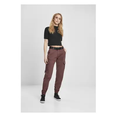 Women's Trousers Urban Classics high waist cargo