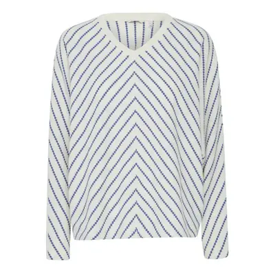 Striped V-neck pull for women b.young Byruni Sweat 2