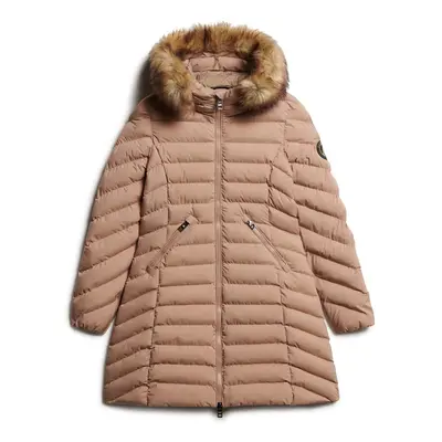 Women's mid jacket Superdry Fuji Faux Fur