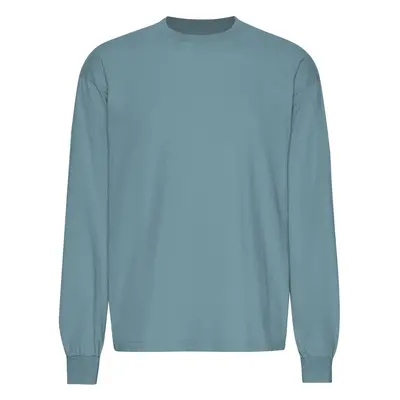 Oversized long-sleeve T-shirt Colorful Standard Organic Stone Blue