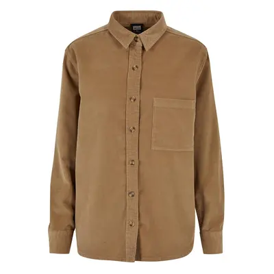 Women's corduroy shirt Urban Classics Oversized