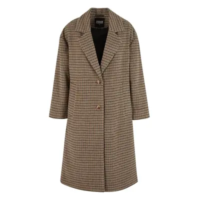 Oversized checkered coat for women Urban Classics