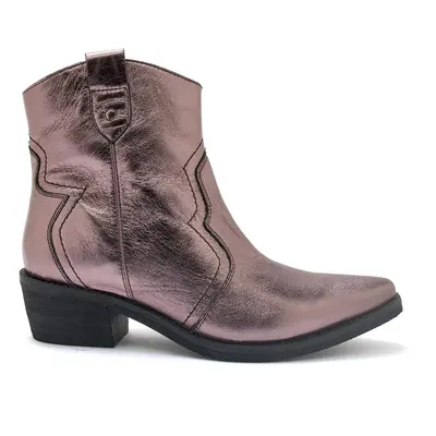 Women's soft leather zip ankle boots Pédiconfort