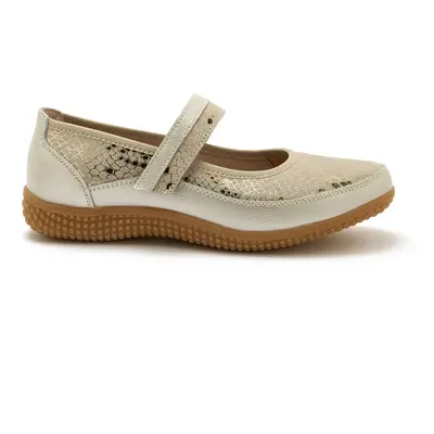 Leather Ballet flats woman Pédiconfort