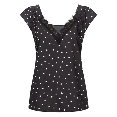 Printed sleeveless blouse for women Cloud5ive