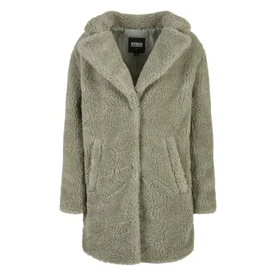 Women's coat Urban Classics oversized sherpa- large sizes