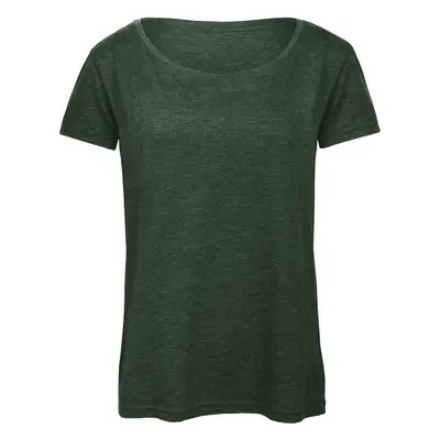 T-shirt round neck woman B&C Triblend