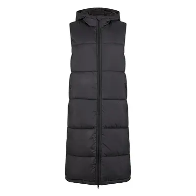 Long hooded sleeveless puffer jacket for women Urban Classics