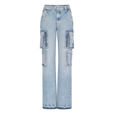 Women's cargo pocket jeans Guess Kori