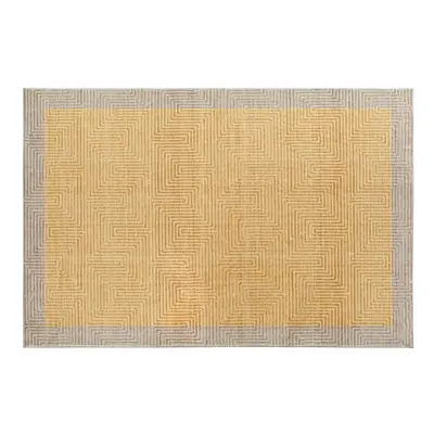 Carpet DKD Home Decor Yellow (160 x 230 x 0,7 cm)