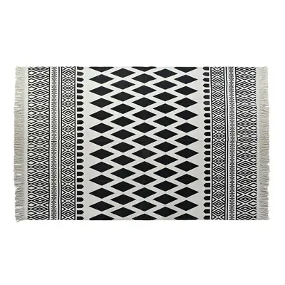 Carpet DKD Home Decor Black White (160 x 250 x 0,7 cm)