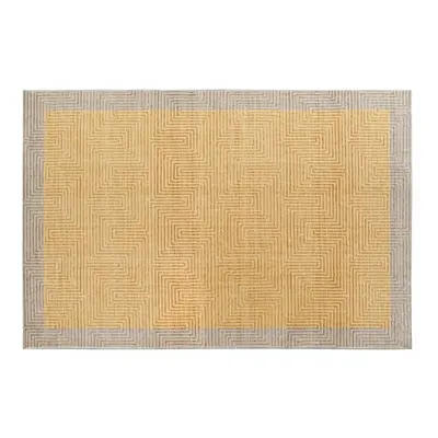 Carpet DKD Home Decor Yellow Light brown (120 x 180 x 0,7 cm)