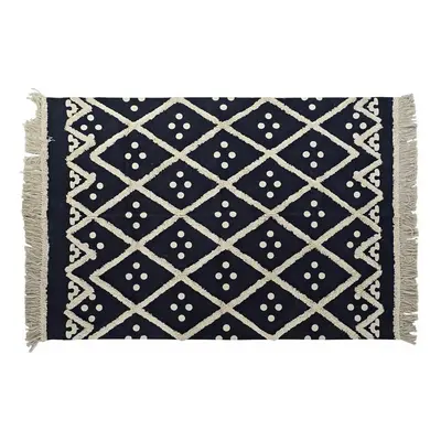 Carpet DKD Home Decor Beige Navy Blue (160 x 230 x 1 cm)