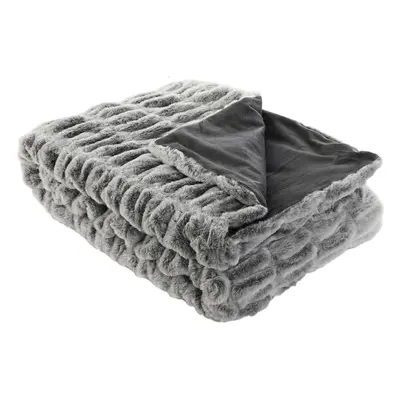 Blanket Home ESPRIT Grey 130 x 170 x 2 cm