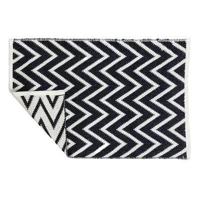 Carpet DKD Home Decor Polyester Zigzag Bicolored 160 x 230 x 1 cm