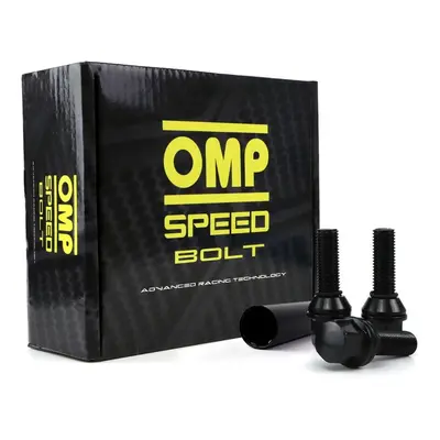 Set Nuts OMP 27 mm Black 20 uds M14 x 1,25