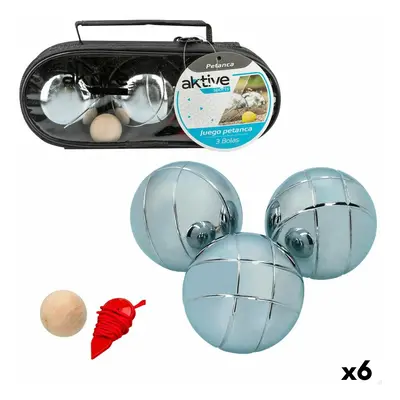 Boules Set Aktive Wood Nylon Metal 6 Units