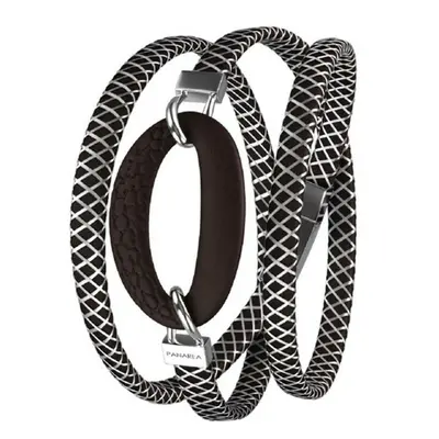 Ladies'Bracelet Panarea BM1N21 Black Silver (59 cm)