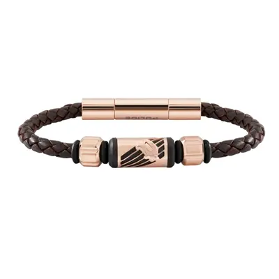 Men's Bracelet Police PJ26466BLC.03A Leather 19 cm