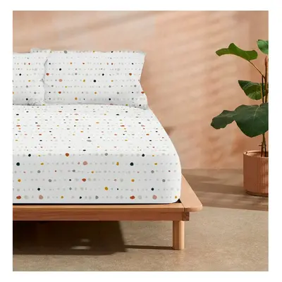 Fitted bottom sheet Decolores Sahara Multicolor Single