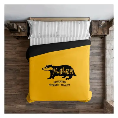 Nordic cover Harry Potter Hufflepuff Values ​​Yellow Multicolor 175 Threads 220 x 220 cm Double