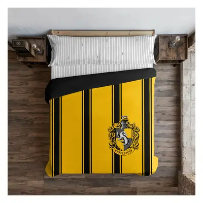 Nordic cover Harry Potter Hufflepuff Yellow Black Multicolour 175 Threads 220 x 220 cm Double