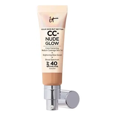 Crème Make-up Base It Cosmetics CC+ Nude Glow Medium Tan Spf 40 32 ml