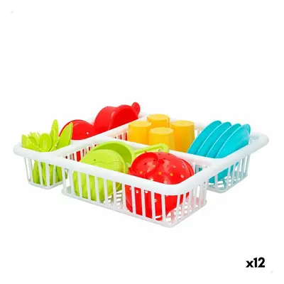 Children’s Dinner Set Colorbaby Toy Drainer 26 Pieces (12 Units)