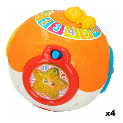 Musical Toy Winfun 15 x 15 cm (4 Units) Ball