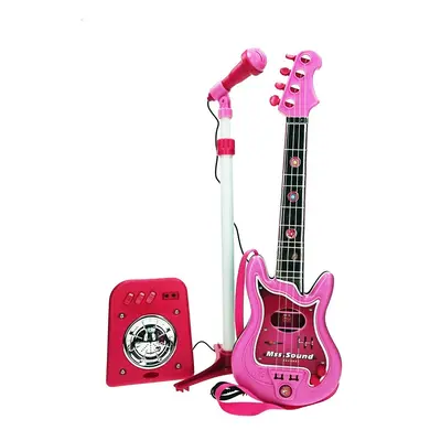 Baby Guitar Reig Microphone Pink