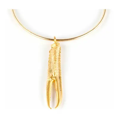 Ladies' Necklace Shabama Tuent Brass Flash gold-plated Elastic