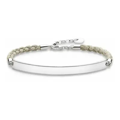 Ladies' Bracelet Thomas Sabo LBA0029-173-19 Silver White 15-18 cm 19,5 cm