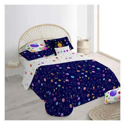 Nordic cover Decolores Cosmos Multicolor 175 Threads 140 x 200 cm Bottleneck