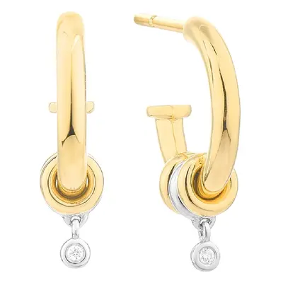 Ladies' Earrings Secrecy E8233CDAWW190 Sterling silver 1,5 cm