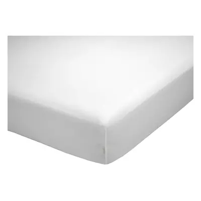 Fitted bottom sheet Alexandra House Living QUTUN White 140 x 1 x 200 cm