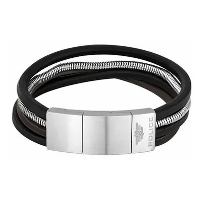 Men's Bracelet Police PJ26551BSS.01 Leather 19-21 cm