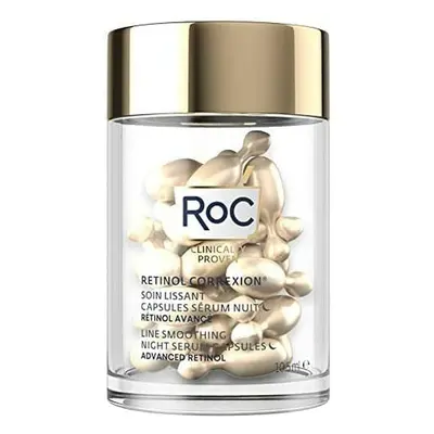 Facial Serum Roc Line Smoothing Retinol Night 30 Capsules