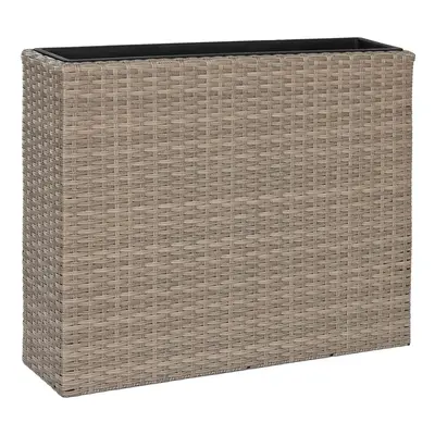 Planter Home ESPRIT polypropylene Rattan 83 x 22 x 65 cm