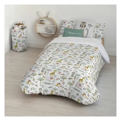 Nordic cover Kids&Cotton Jeddah Small Mint 155 x 220 cm