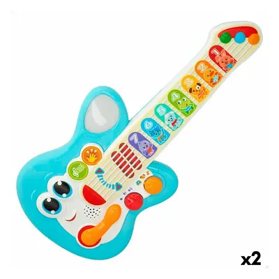 Baby Guitar Winfun Blue 17 x 38 x 5 cm (2 Units)