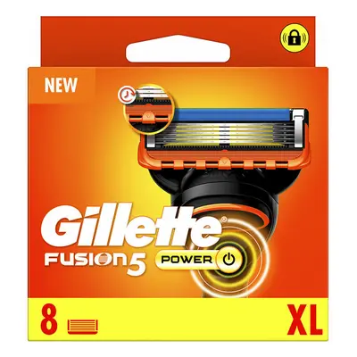 Shaving Razor Gillette Fusion 5 Power (8 Units)