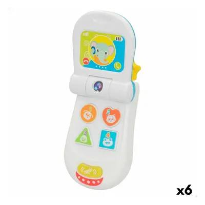 Toy telephone Winfun 7 x 13,5 x 4,1 cm (6 Units)