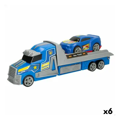 Truck Carrier and Friction Cars Colorbaby 36 x 11 x 10 cm (6 Units)