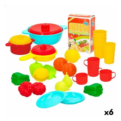 Toy Food Set Colorbaby Kitchenware and utensils 31 Pieces (6 Units)