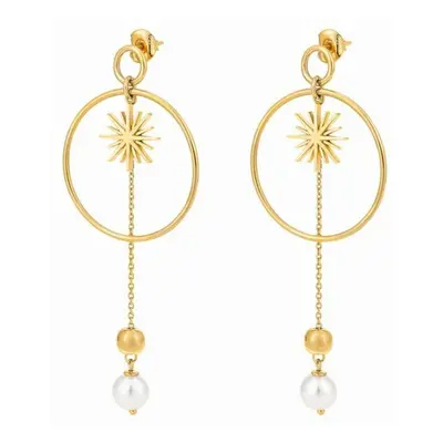 Ladies'Earrings Folli Follie 3E19S130YW (7.3 cm)