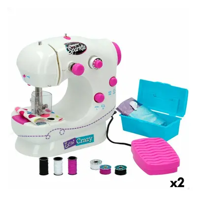 Toy sewing machine Cra-Z-Art Shimmer 'n Sparkle 18,5 x 19 x 11 cm (2 Units)