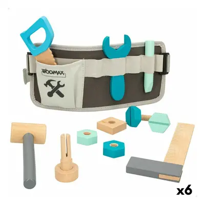 Toy tools Woomax 12 Pieces 31 x 14 x 2,5 cm 6 Units