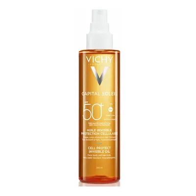 Sunscreen Oil Vichy Capital Soleil Spf 50 200 ml Invisible