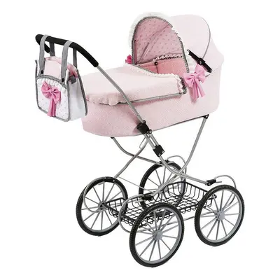 Doll Stroller Reig Dolls Pram Pink 64 cm