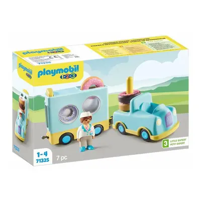 Playset Playmobil 71325 Lorry Donut 7 Pieces